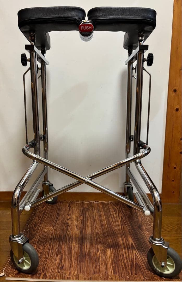 介護 屋内リハビリ用 高さ調節 サークル型 折りたたみ 歩行器