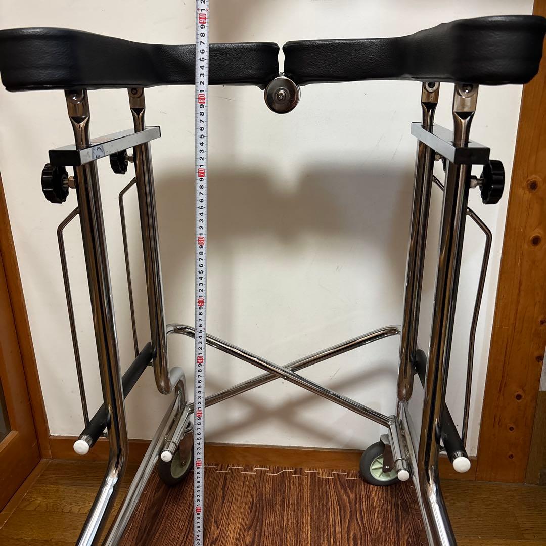 介護 屋内リハビリ用 高さ調節 サークル型 折りたたみ 歩行器