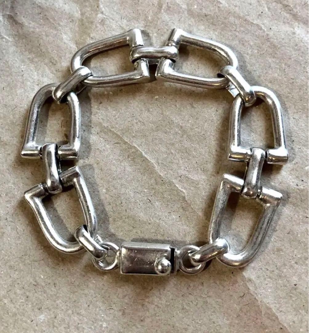 希少品 メキシコ製 vintage old 925 ビット ブレスレット