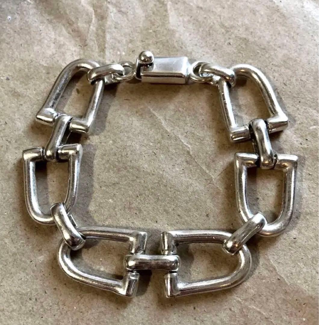 希少品 メキシコ製 vintage old 925 ビット ブレスレット