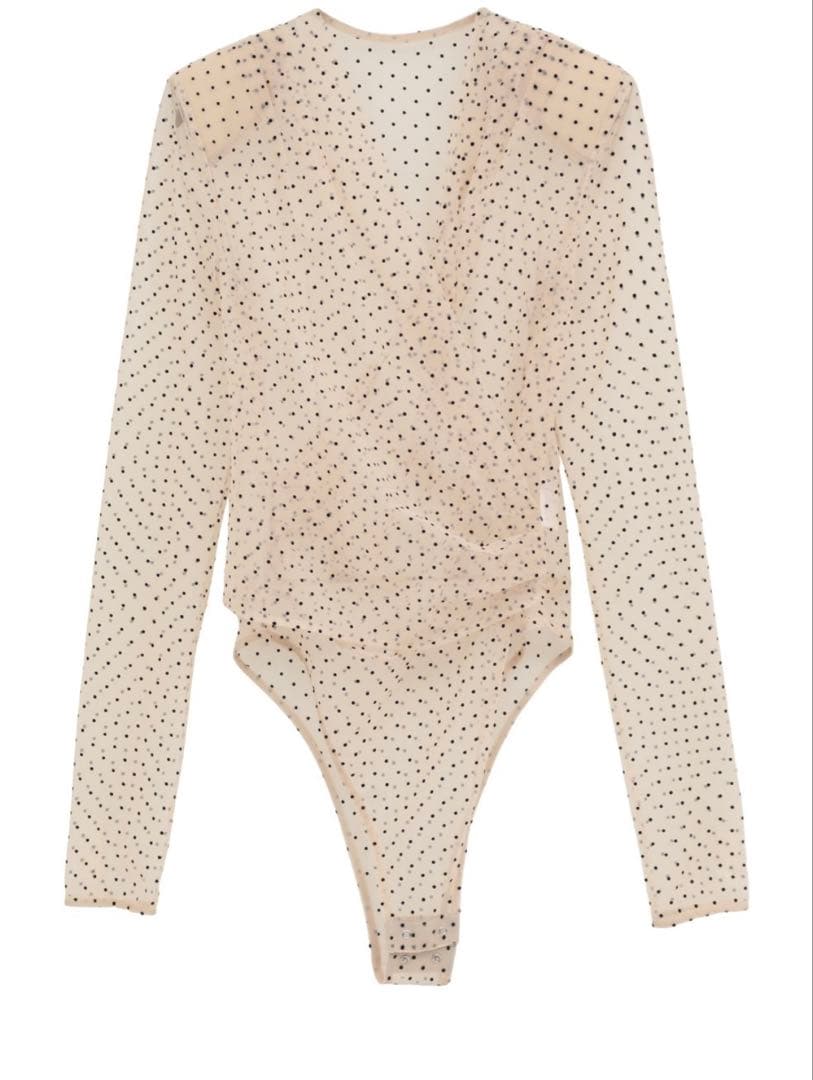 新品未使用タグ付きCLANE SHEER DRAPE BODY SUITS