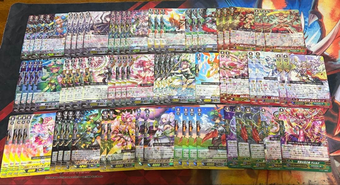 ヴァンガード 青アーシャ デッキ　パーツ付き　開花 Pスタンダード