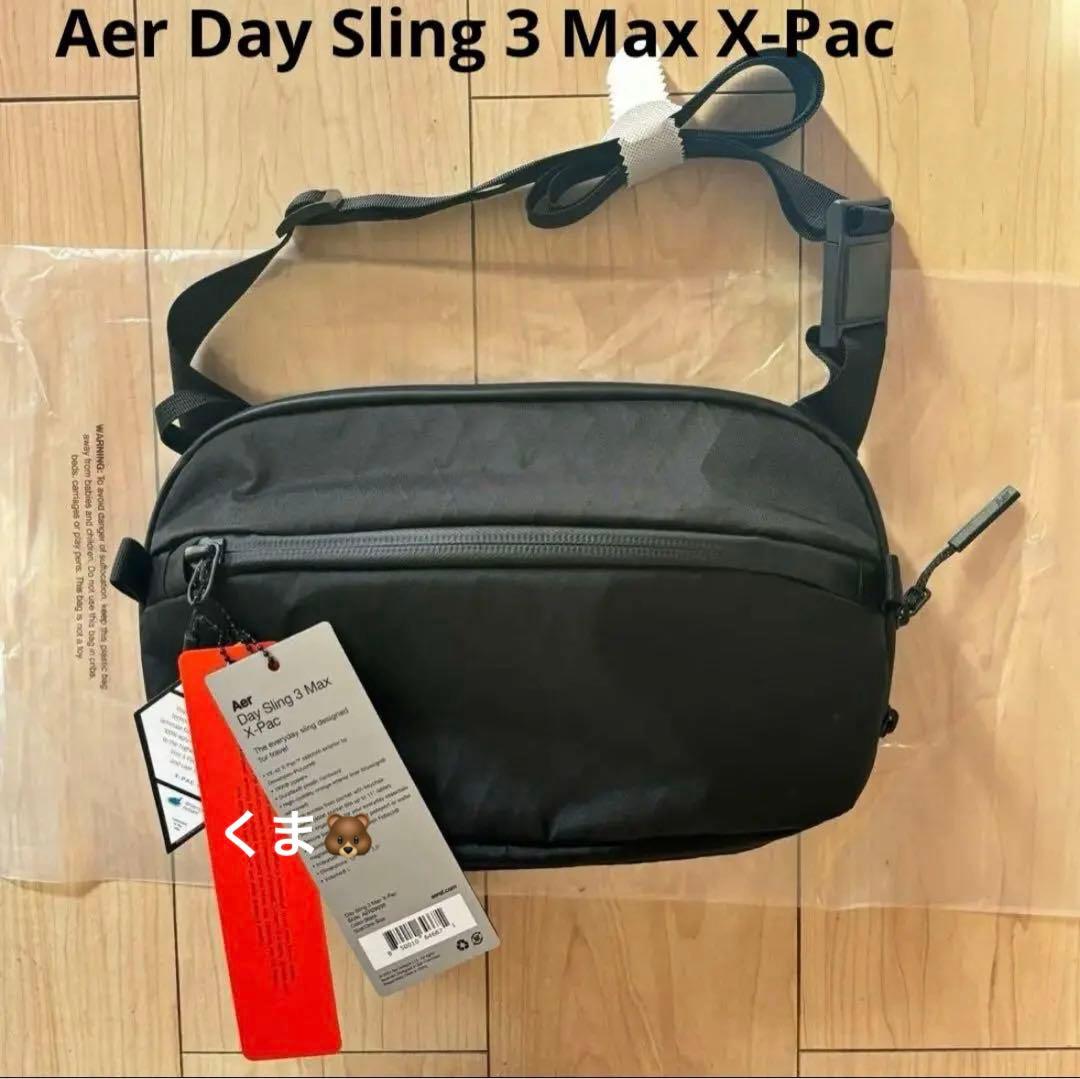 Aer Day Sling 3 Max X-Pac ボディバッグ ブラック　6L