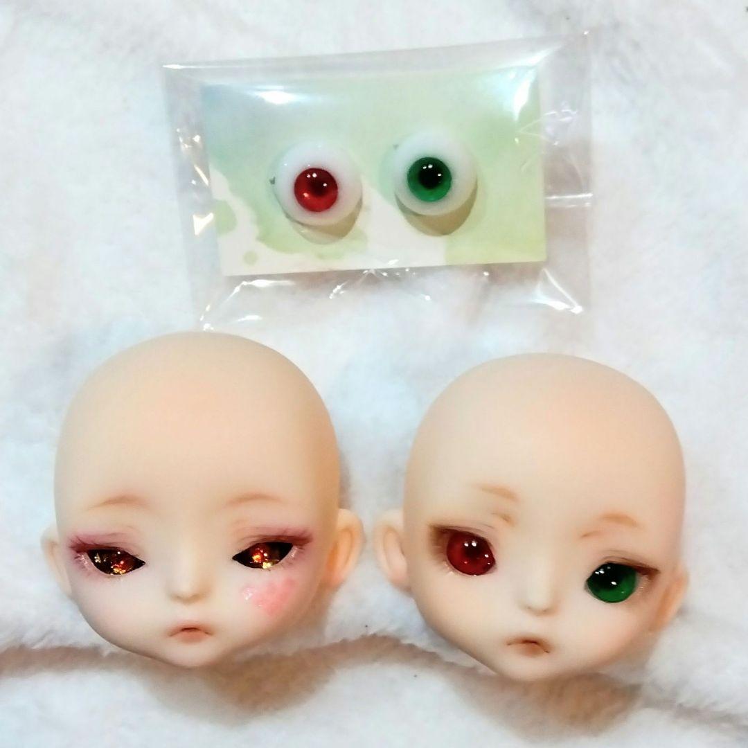 とんびオーダーページ セリアドールアイ付きヘッド×2+アイ14mm
