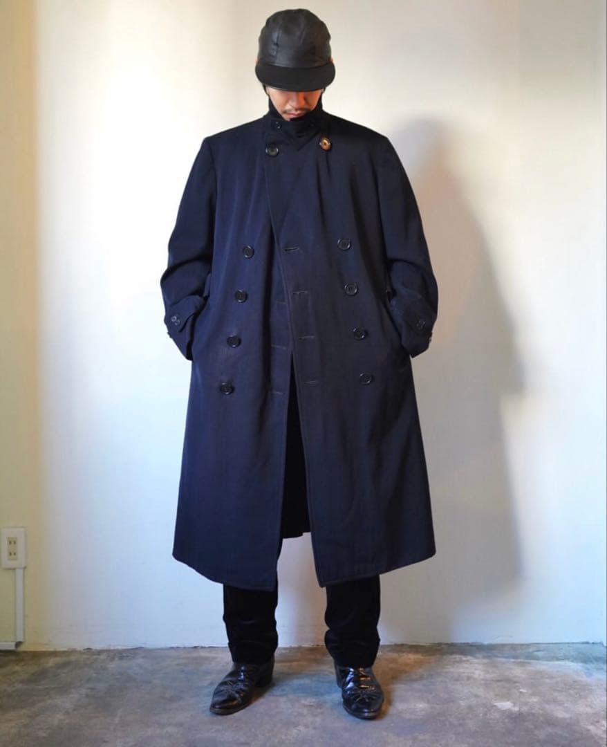 40s US.NAVY オフィサーコート　トレンチ　ビンテージ　デッドストック