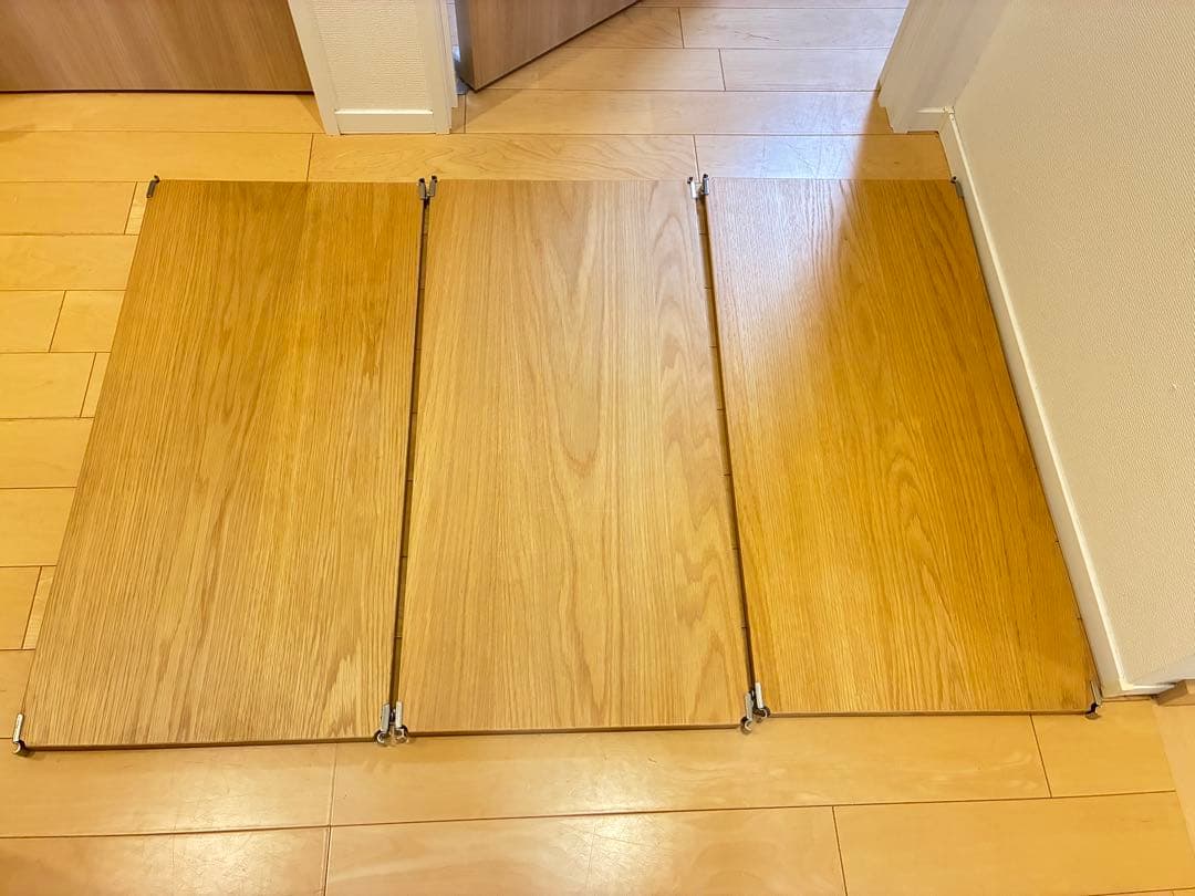 無印良品 ステンレスユニットシェルフ 追加棚 3枚セット オーク材 84cm B