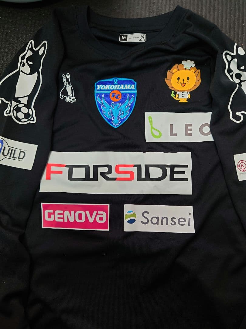 横浜FC soccer junky 長袖シャツ トレーニング Mサイズ