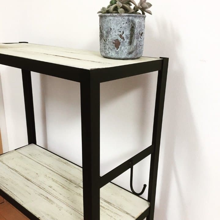 アイアンシェルフ/Iron shelf/2段/シャビー加工