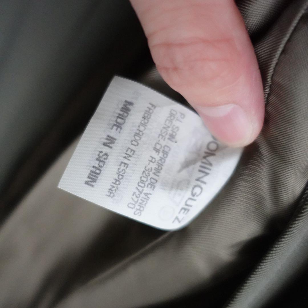 1980s ADOLFO DOMINGUEZ レーヨンバルカラーコートスペイン製