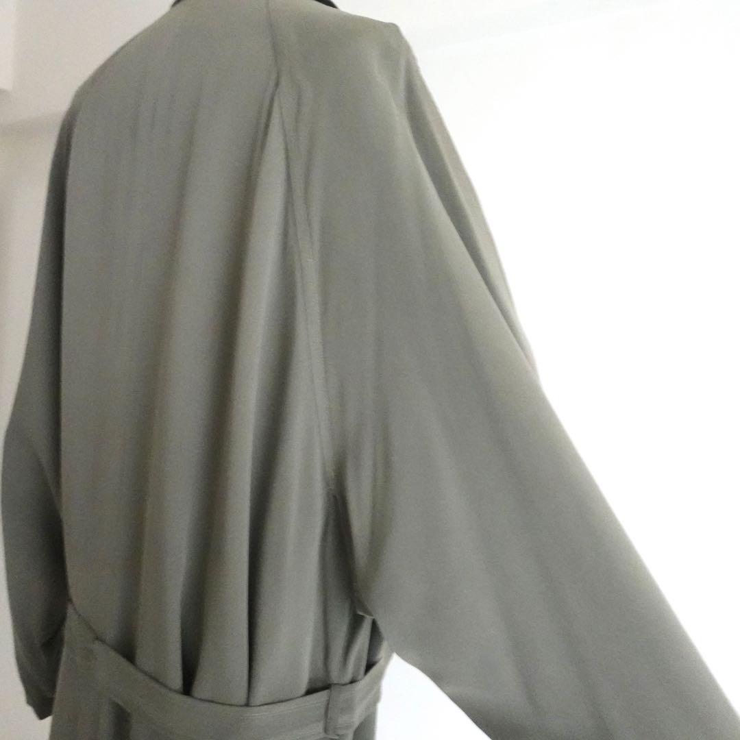 1980s ADOLFO DOMINGUEZ レーヨンバルカラーコートスペイン製