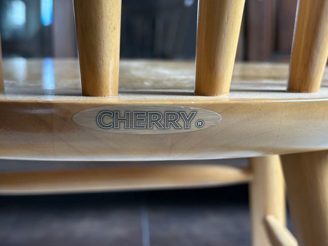 ①cherry 桜屋工業　ウィンザーチェア　アームチェア　オークレイチェア　YZ