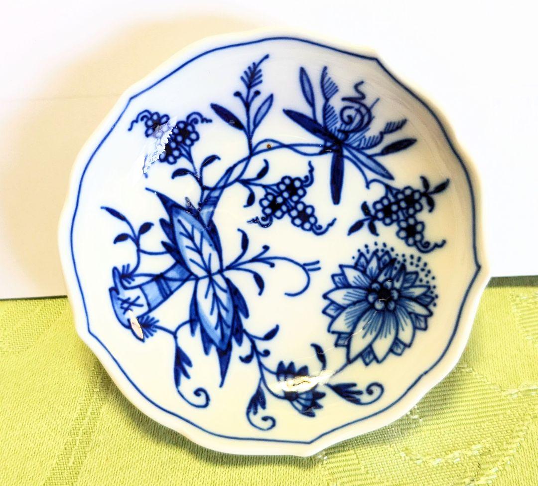 高級品希少　マイセン　Meissen　ブルーオニオン　blue onion 6枚