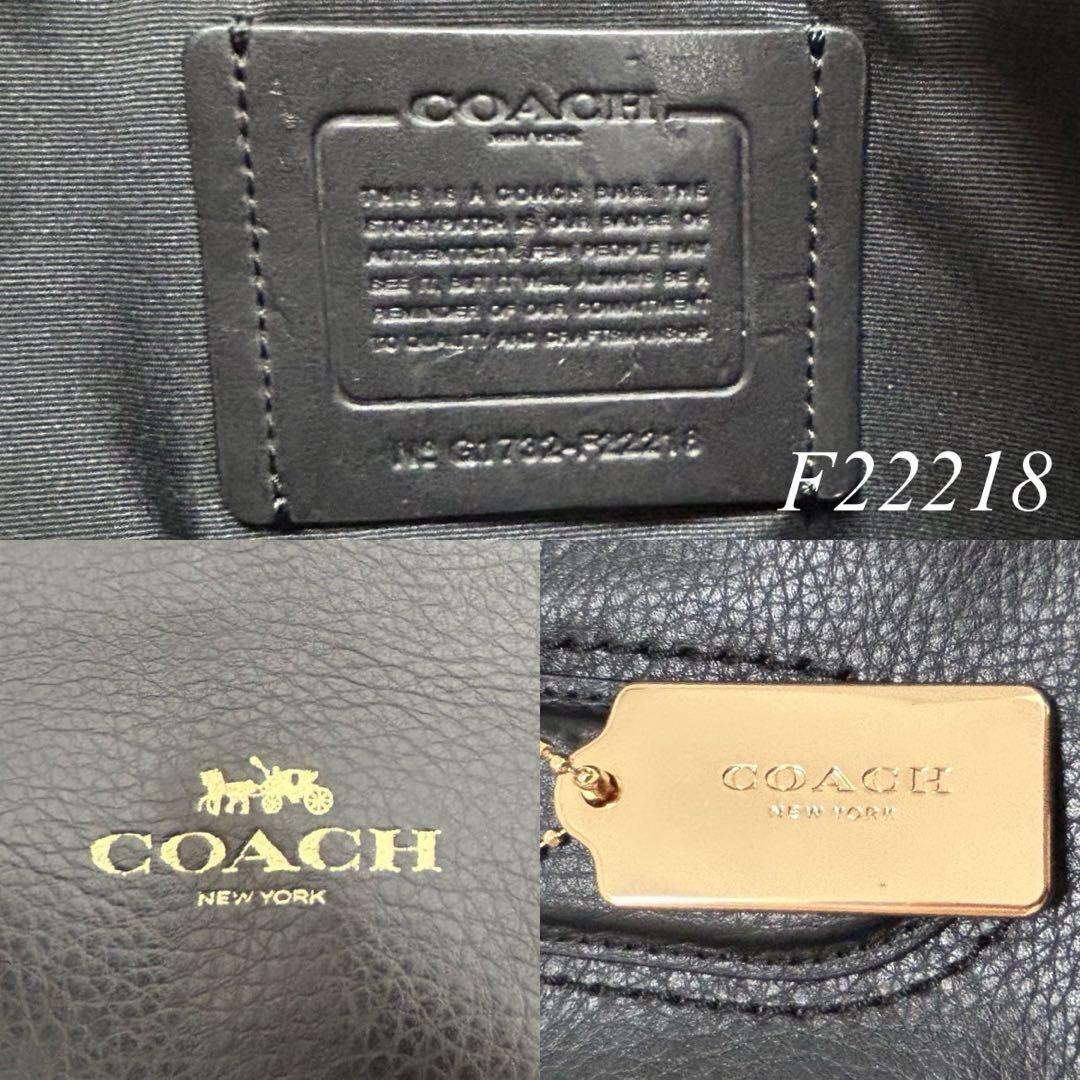 【極美品】コーチ ダービー トートバック ビジネスバッグ レザー A4可 黒