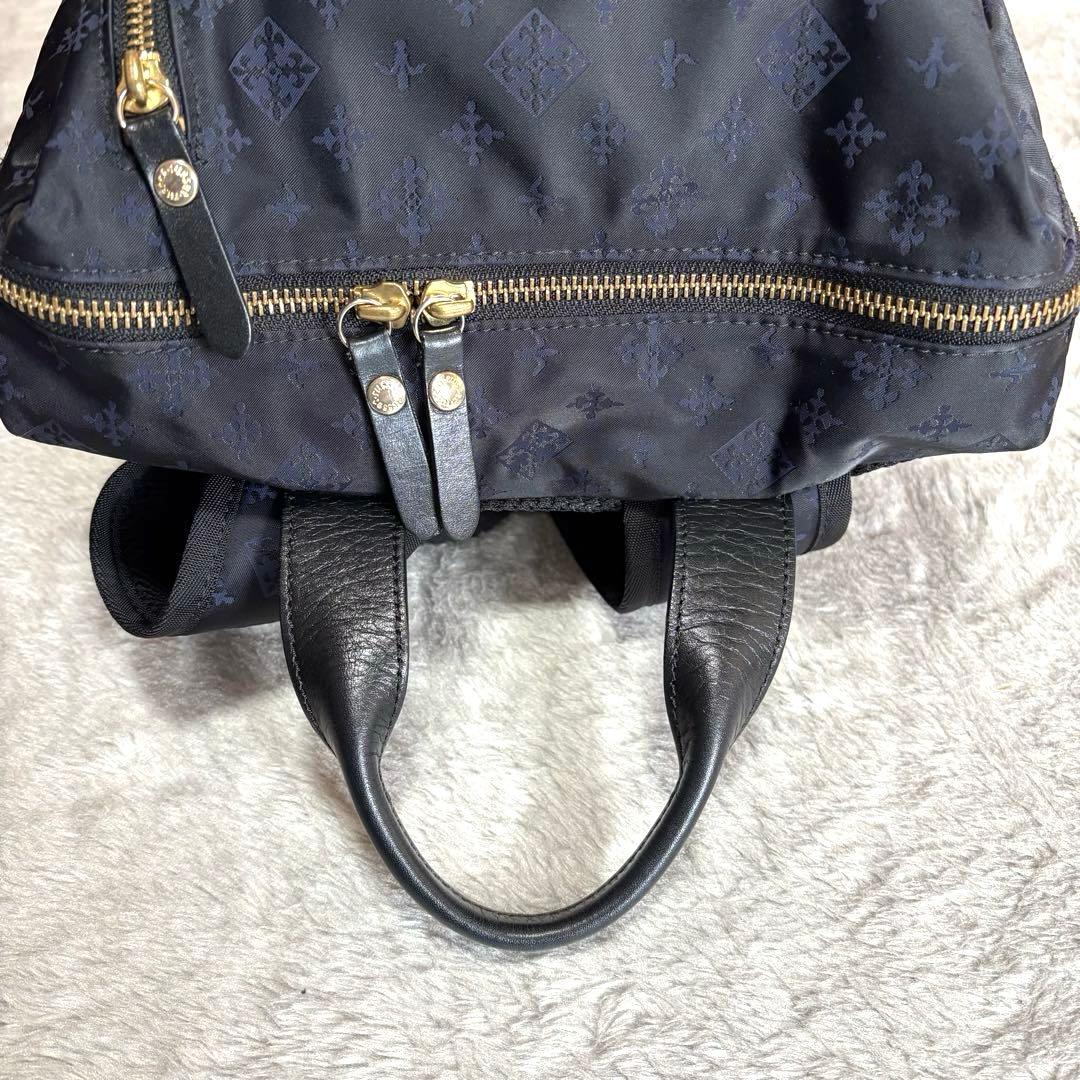 美品 russet リュック・バックパック ブラック&ネイビー A4