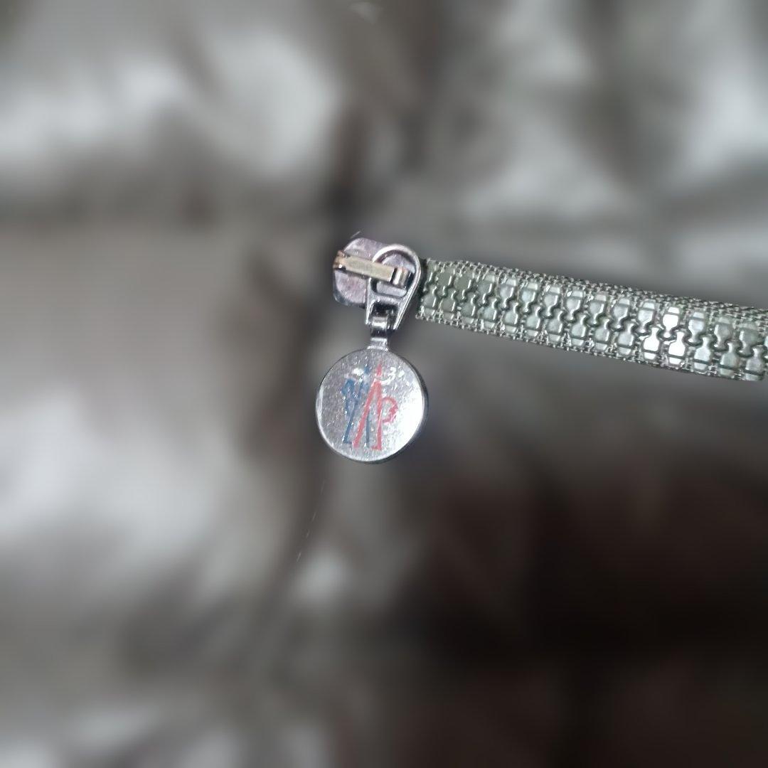 Moncler HERMINEダークグリーンダウンロングコートエルミンヌサイズ0