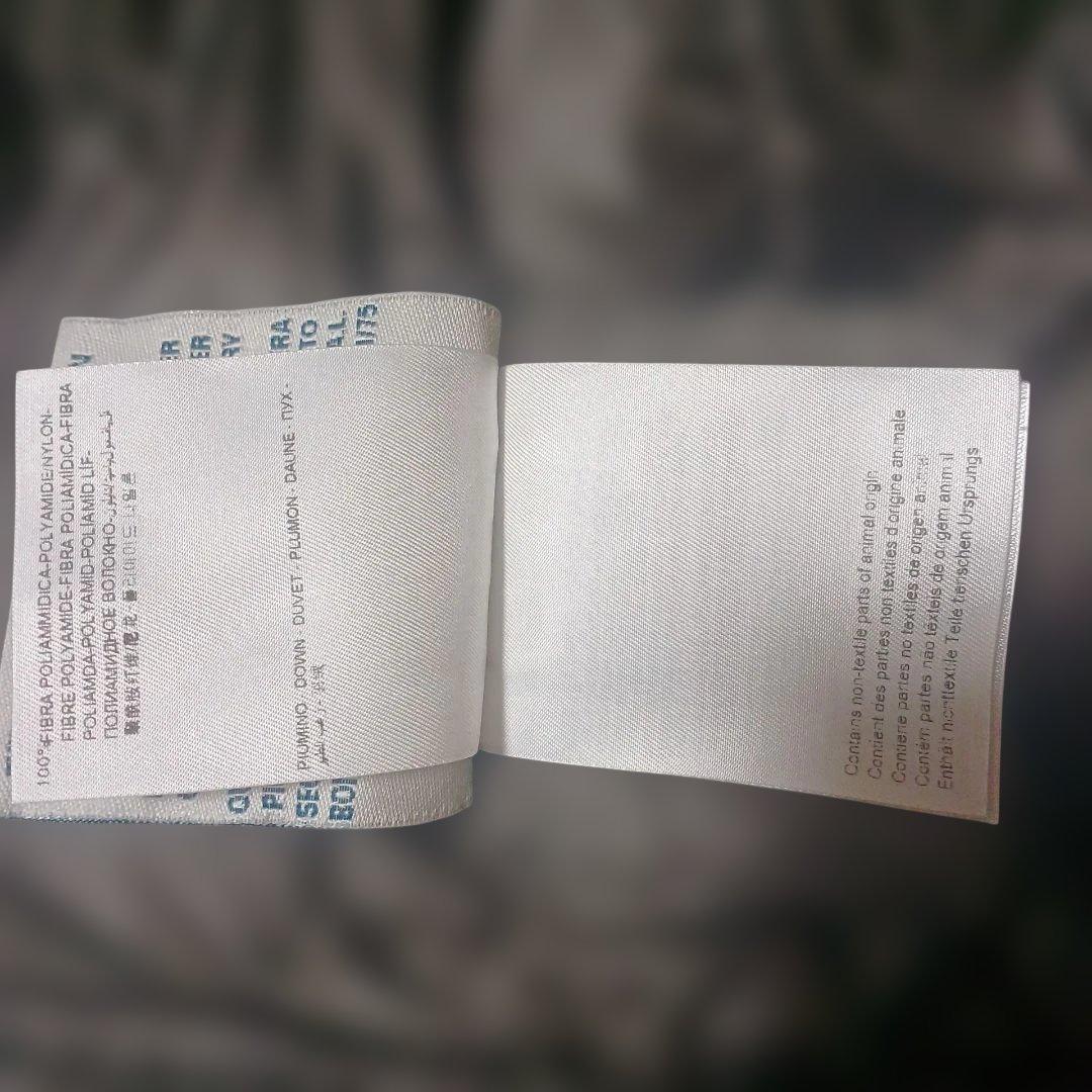 Moncler HERMINEダークグリーンダウンロングコートエルミンヌサイズ0