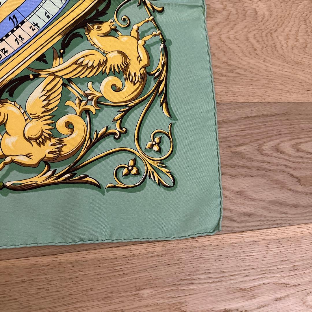 HERMES 天文図デザイン シルクスカーフ