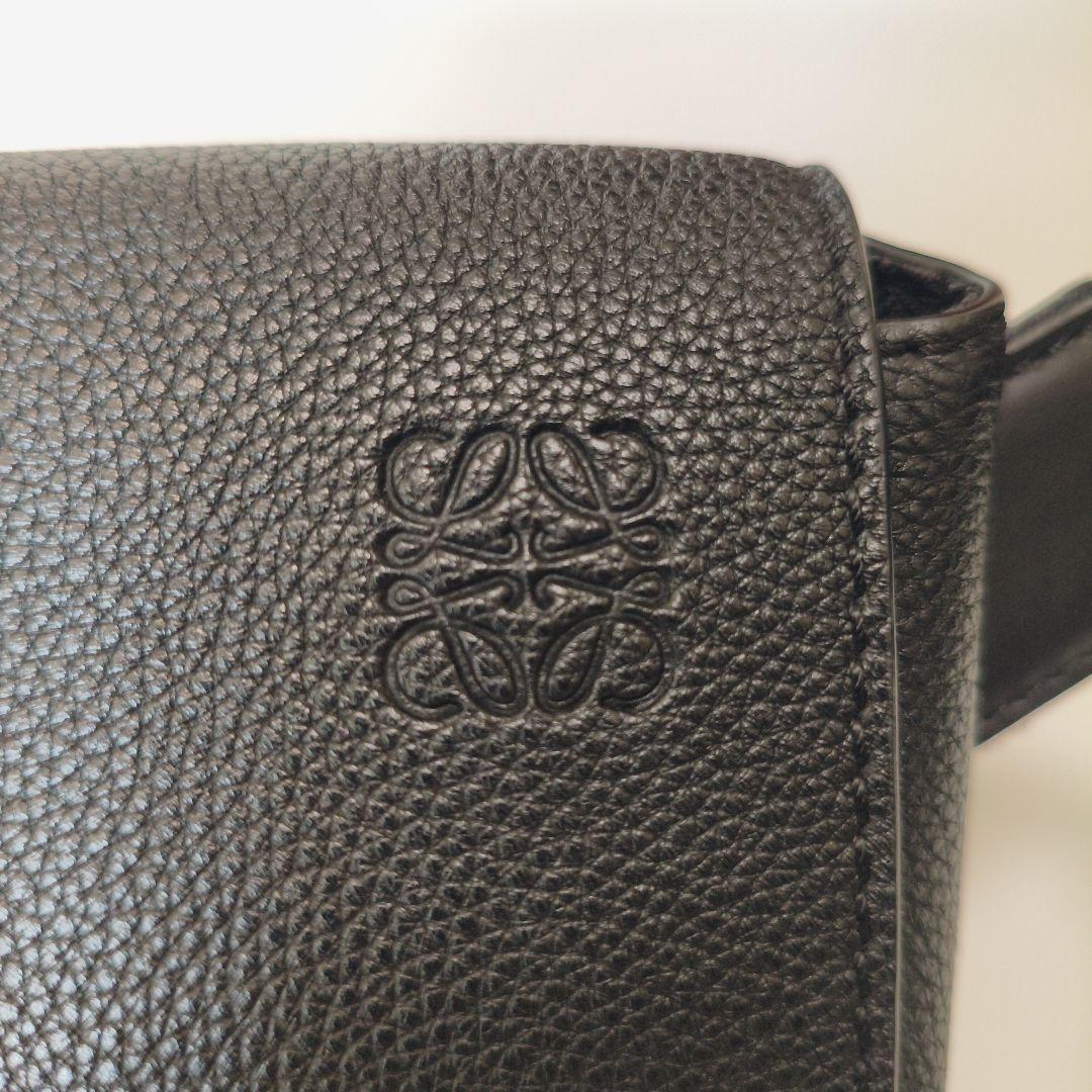 【seiandh】 ロエベ アナグラム　ミリタリーバムバッグ　ボディバッグ