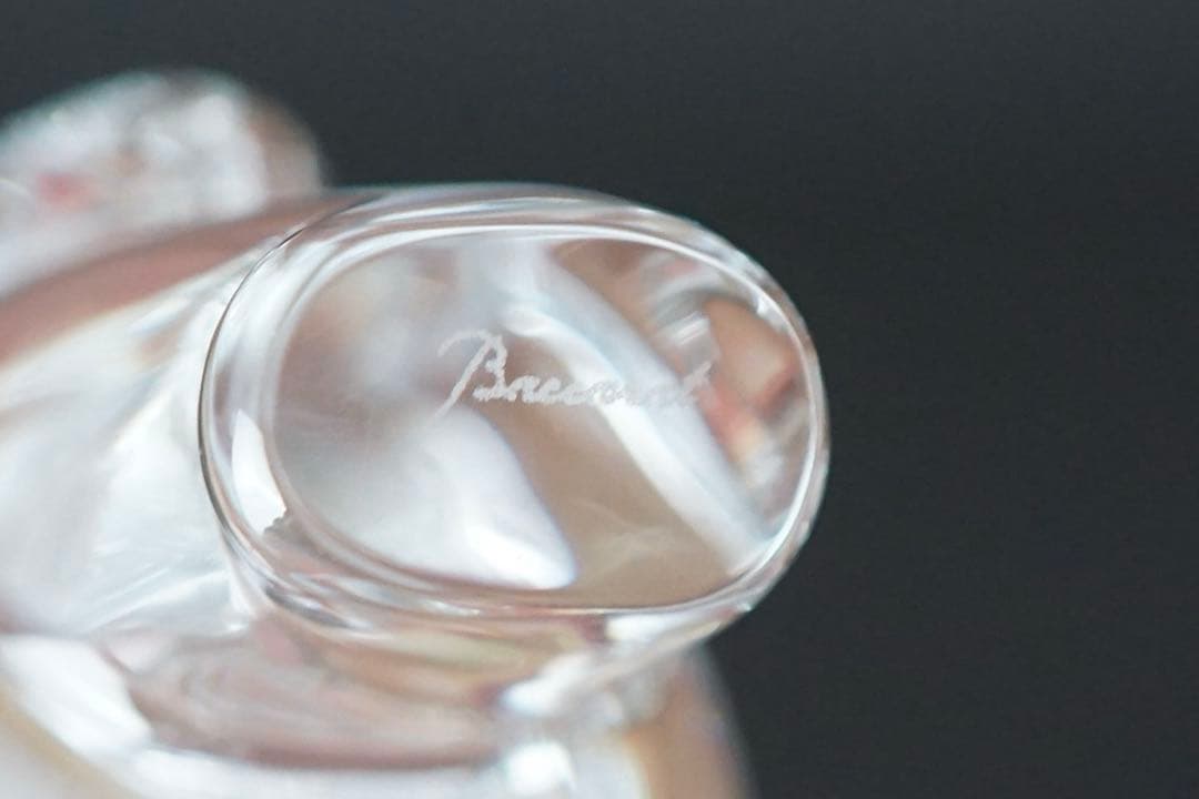 新品 バカラ くまモン クリスタル キャラクター フィギュリン オブジェ 置物