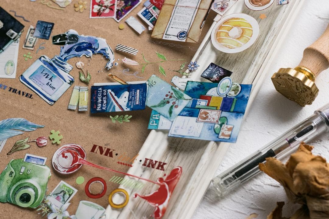 【2巻セット】LECREDE 檸檬樹 五周年「私家文房具」「魔女的书橱」背景