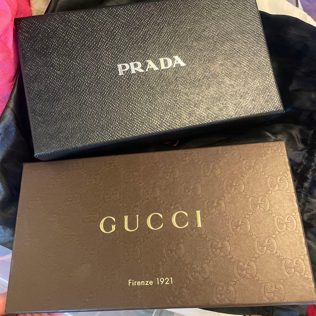 GUCCI PRADA ギフトボックス 中型