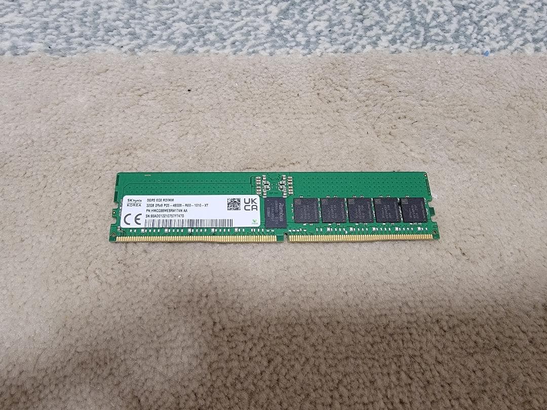 SKhynix DDR5 PC5-4800 RDIMM 32GB メモリ