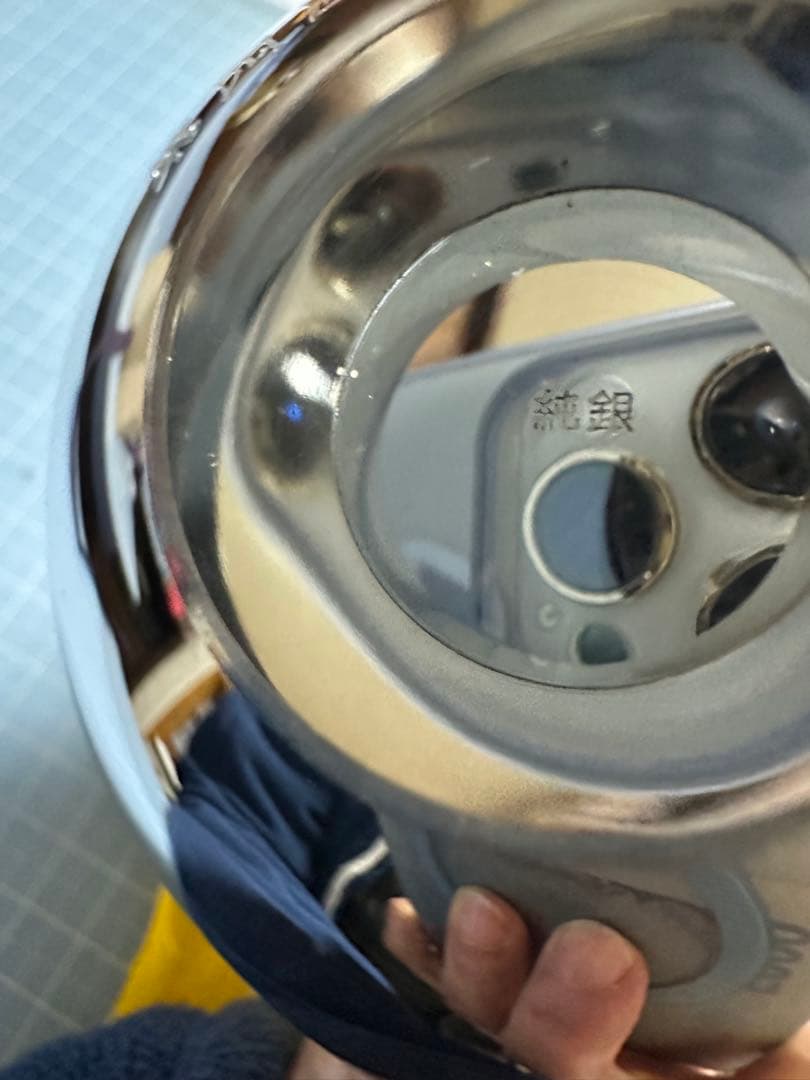 銀杯　徳川家葵のデザイン