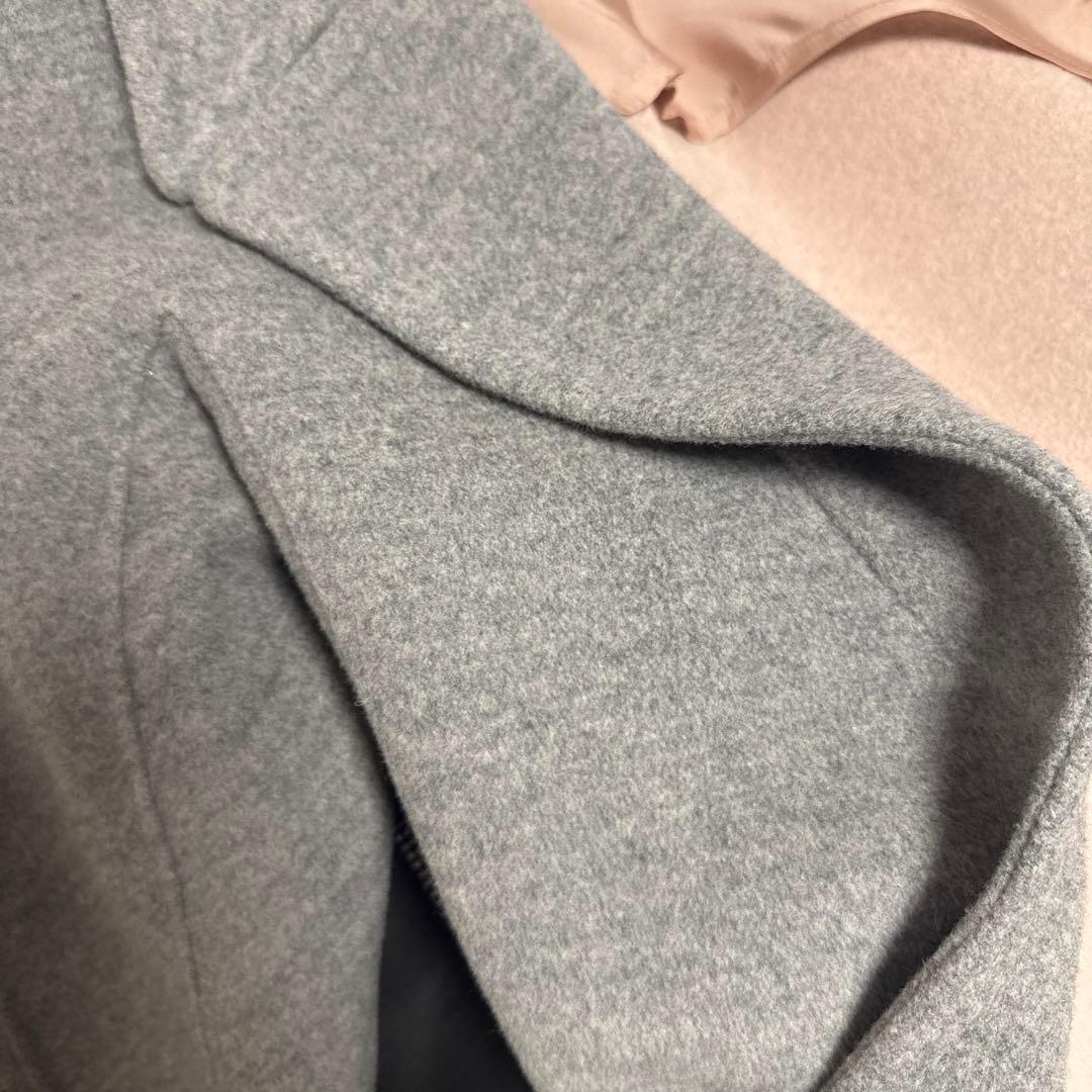 Diagram GRACE CONTINENTAL ウールロングコート グレー