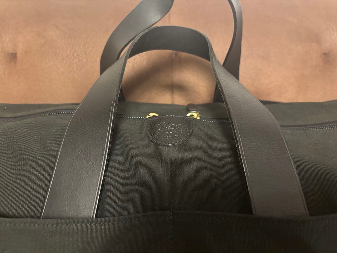 イルビゾンテ⭐︎ブラックキャンバス ボストンバッグ