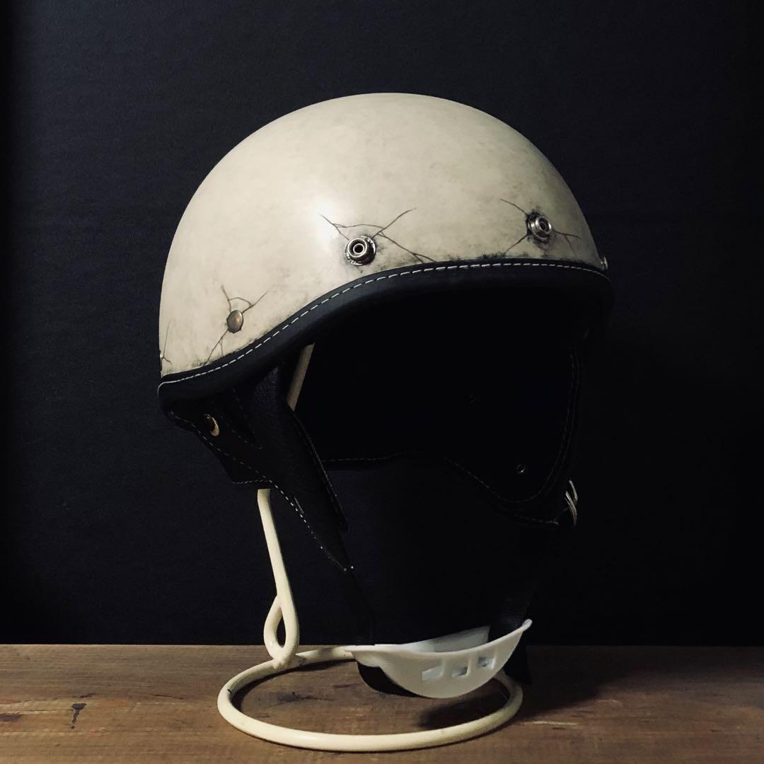 アイアンクロス エイジング カスタム｜ショーティー ポリスヘルメット 小帽体