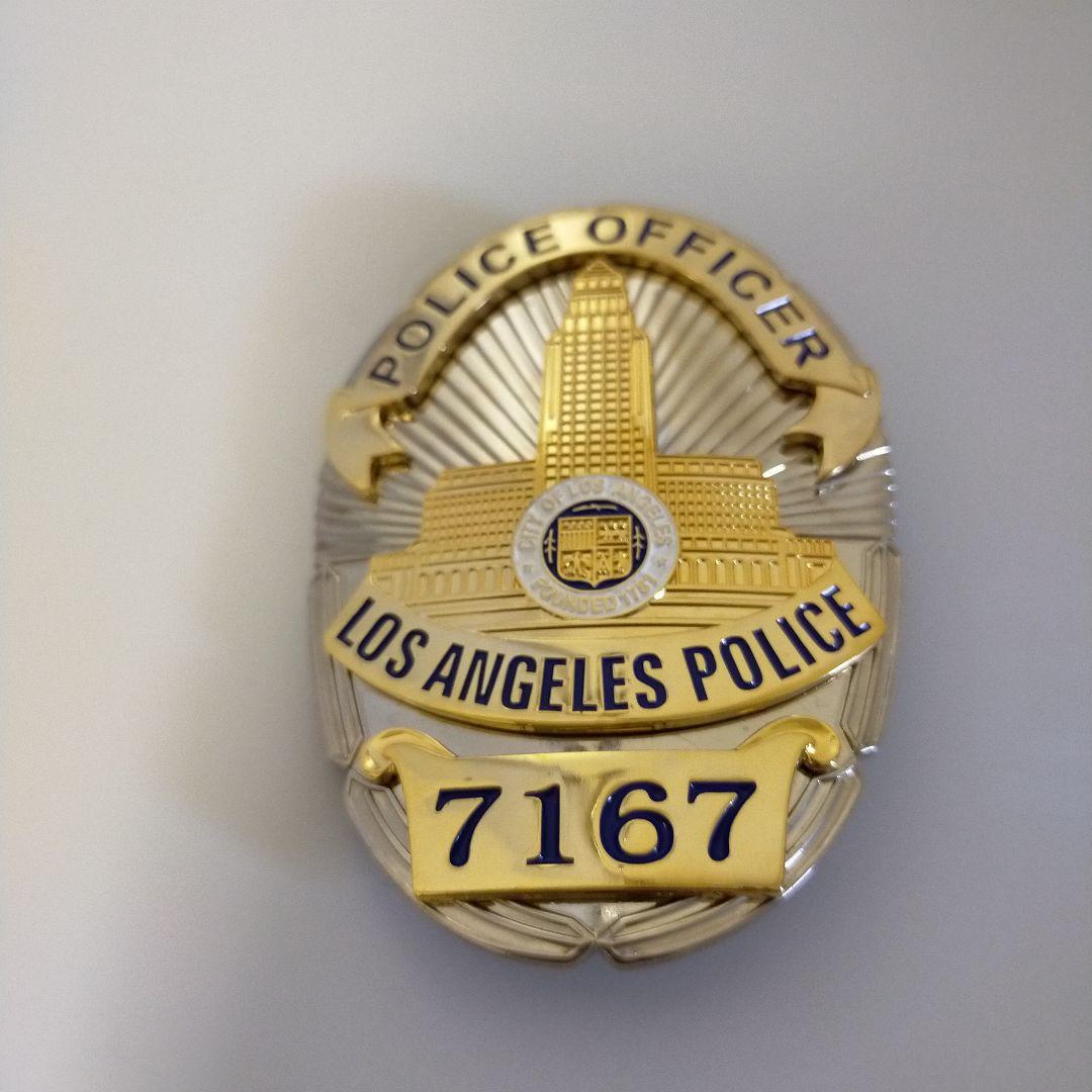 高級　LAPD　ポリスバッジ