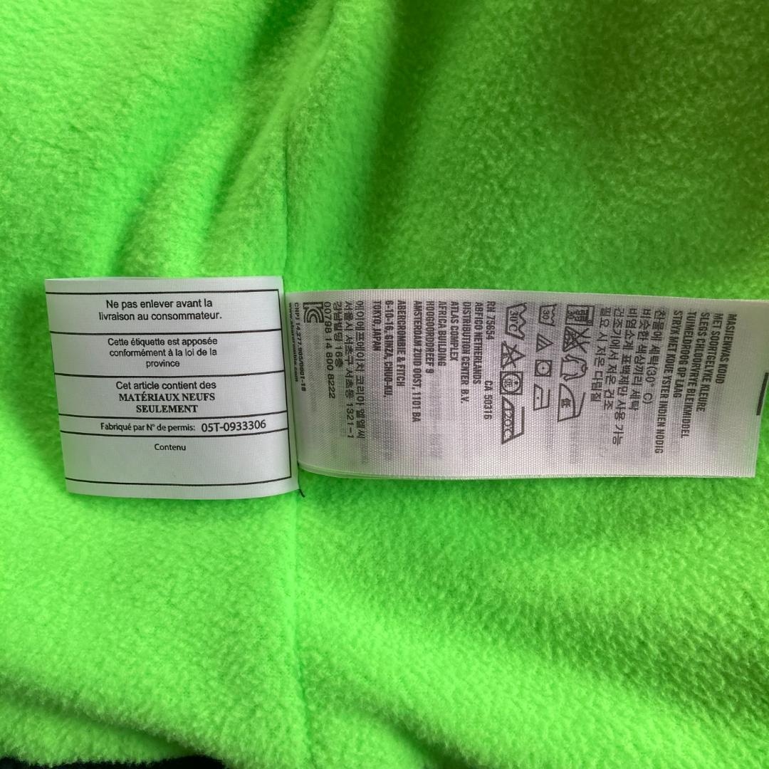 アバクロ フード付き キルティング ジャケット ネイビー