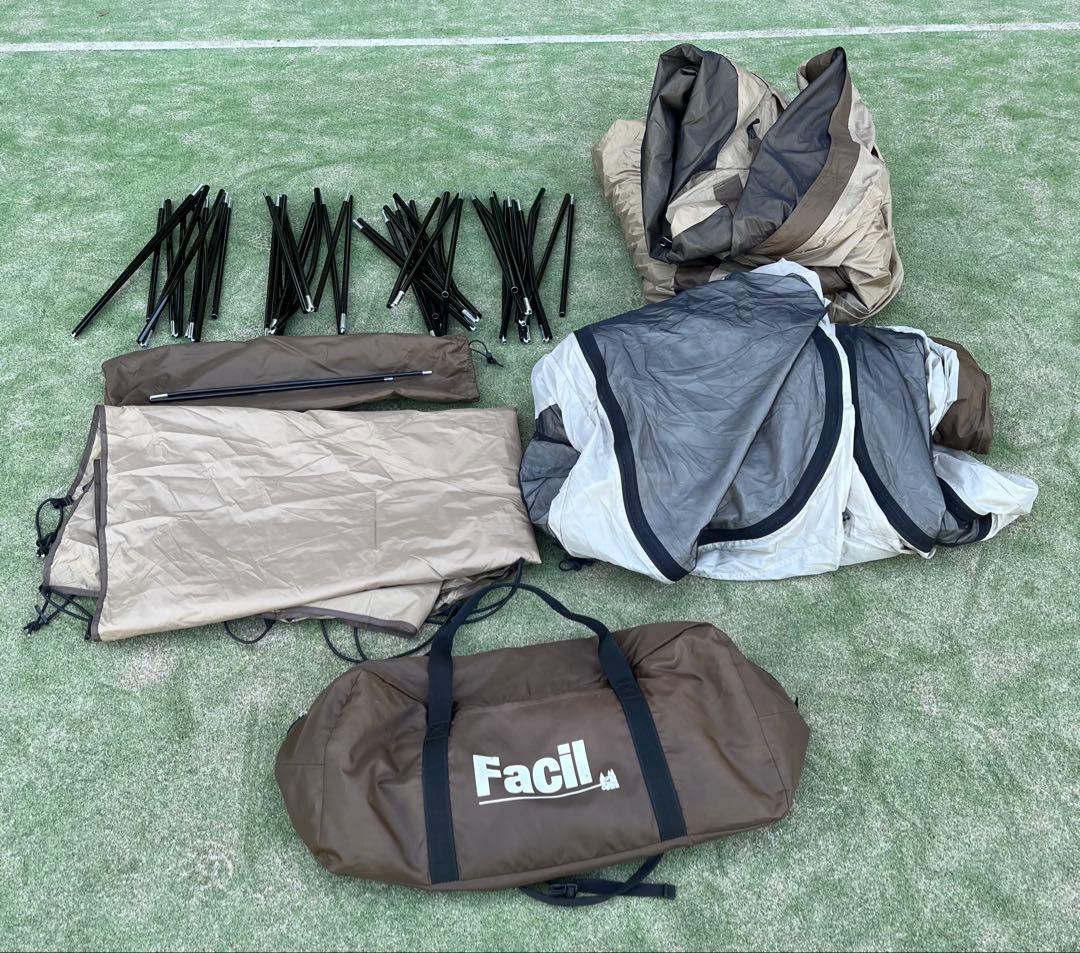 テント ogawa オガワ ファシル 2ルーム ロッジ ドーム キャンプ