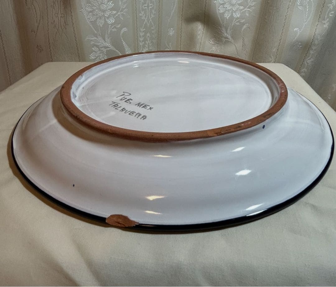 メキシコ　タラベラ焼き　大皿5 ワカモレボウル3ケ　4個セット
