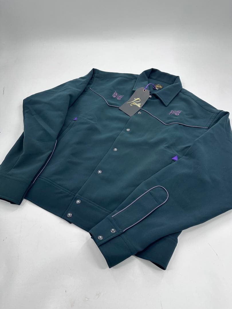 希少/新品/needles/パイピング カウボーイ ジャケット/L/グリーン