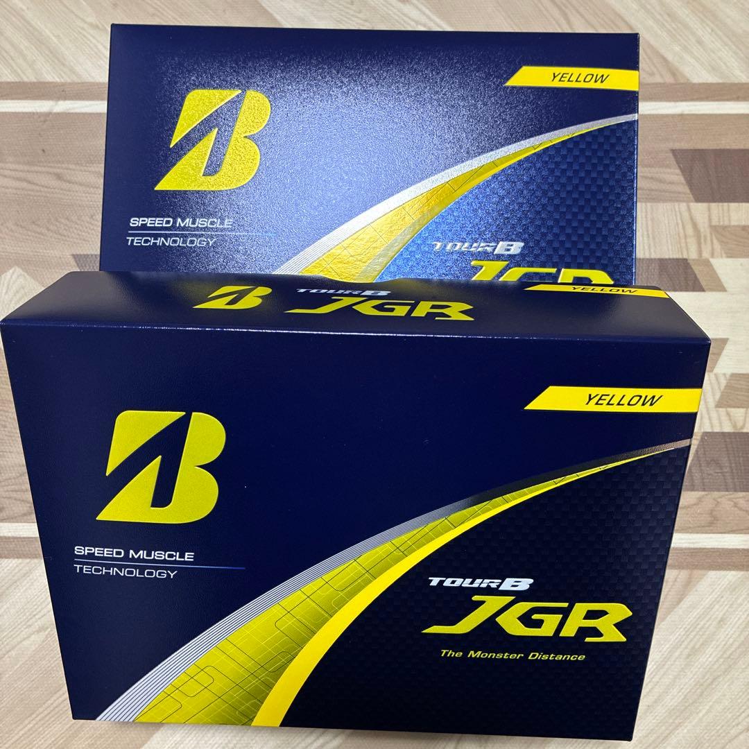 BRIDGESTONE TOUR B JGR イエロー 12個入り2ダースセット