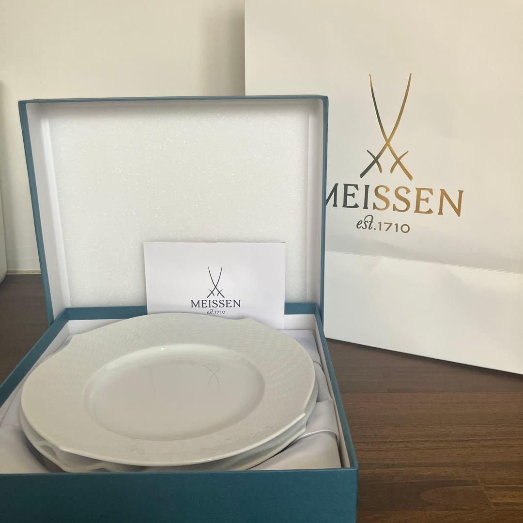 MEISSEN マイセン　ケーキプレート　ケーキ皿　波の戯れ　2枚