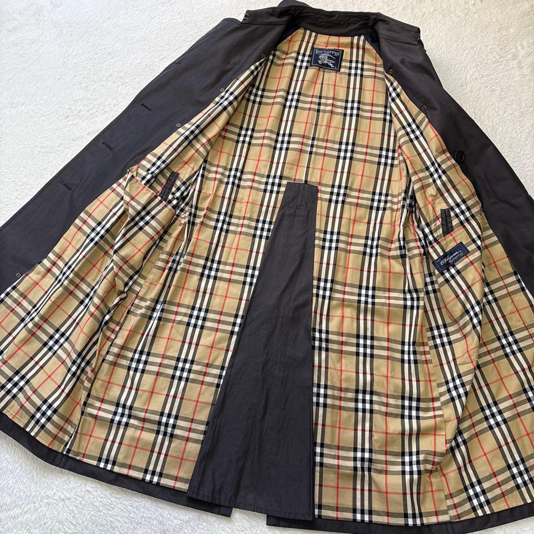 未使用級！バーバリーズ トレンチコート 【希少色】メンズ　ノバチェック(L)