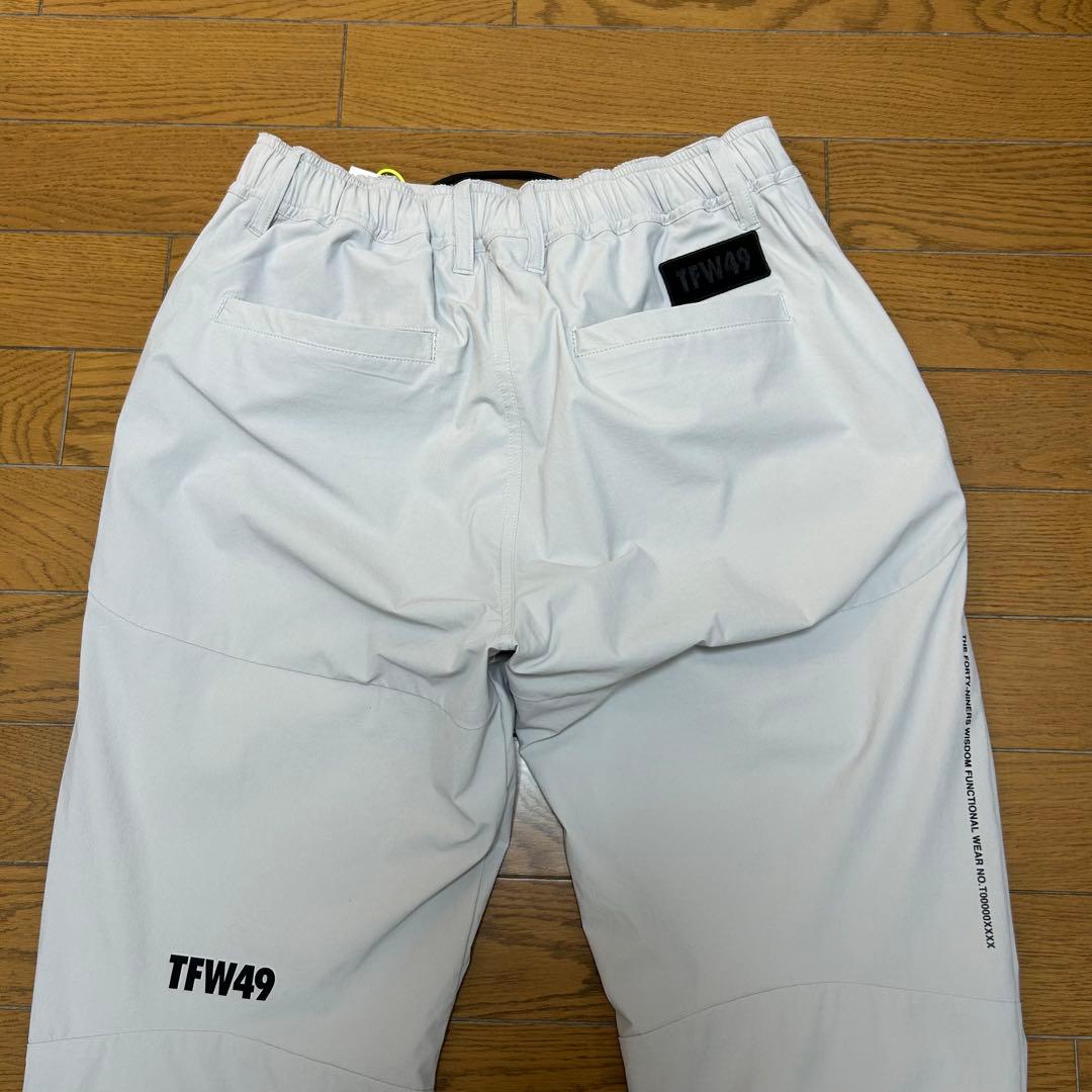 【新品】　TFW49 OCTA ZIP PANTS ライトグレー