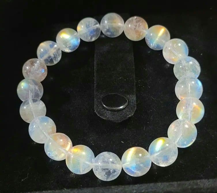 ！年末限定価格！高品質！レインボームーンストーン約10㎜玉　マダガスカル産