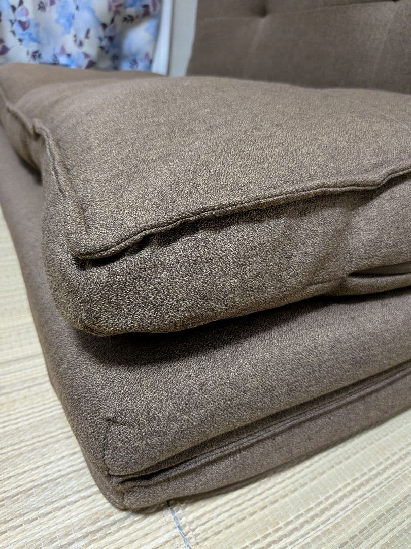 めぐ様用　ニトリ　ローソファーベッド　二人掛け　美品