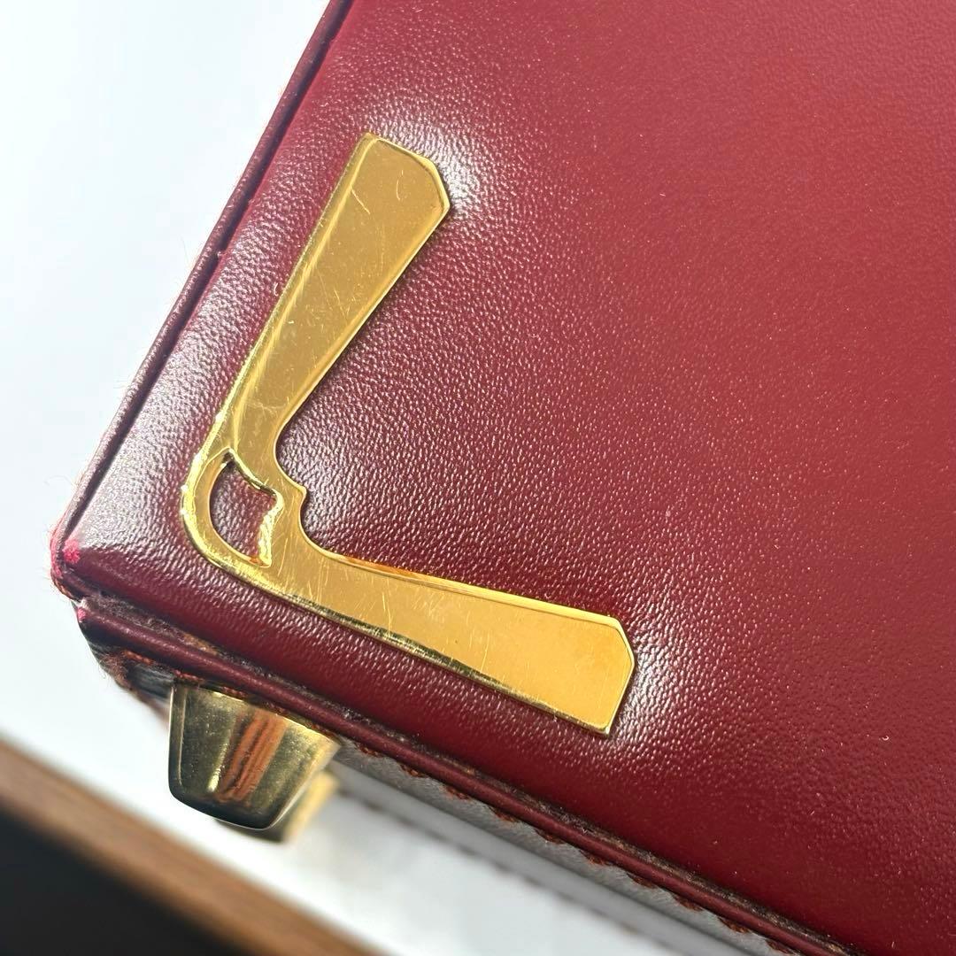 カルティエ　Cartier アタッシュケース マストライン ボルドー