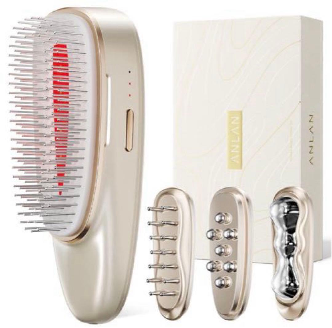 新品 ANLAN リフトスパ温冷かっさ EMS リフトブラシ アンラン 美顔器