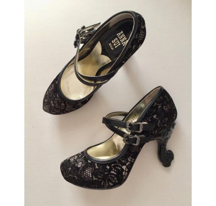 アナスイ 猫脚 パンプス ハイヒール