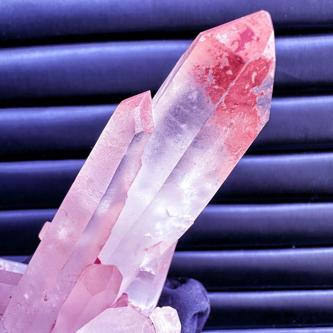 希少❗️絶品❗️超綺麗♡超強いパワー ピンクヒマラヤ クラスター水晶天然石A1535