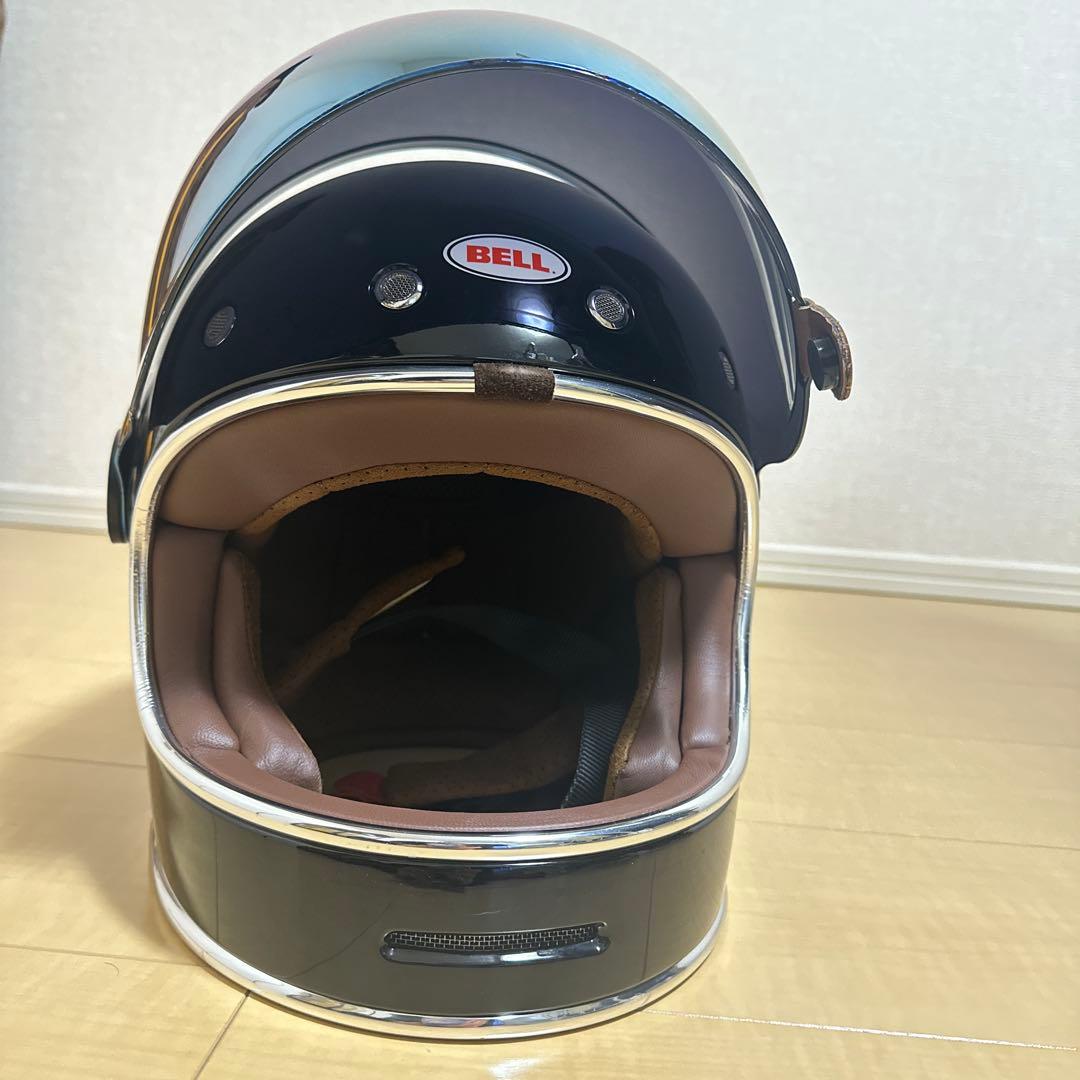 BELL BULLITT GLOSS BLACK バブルシールド付属