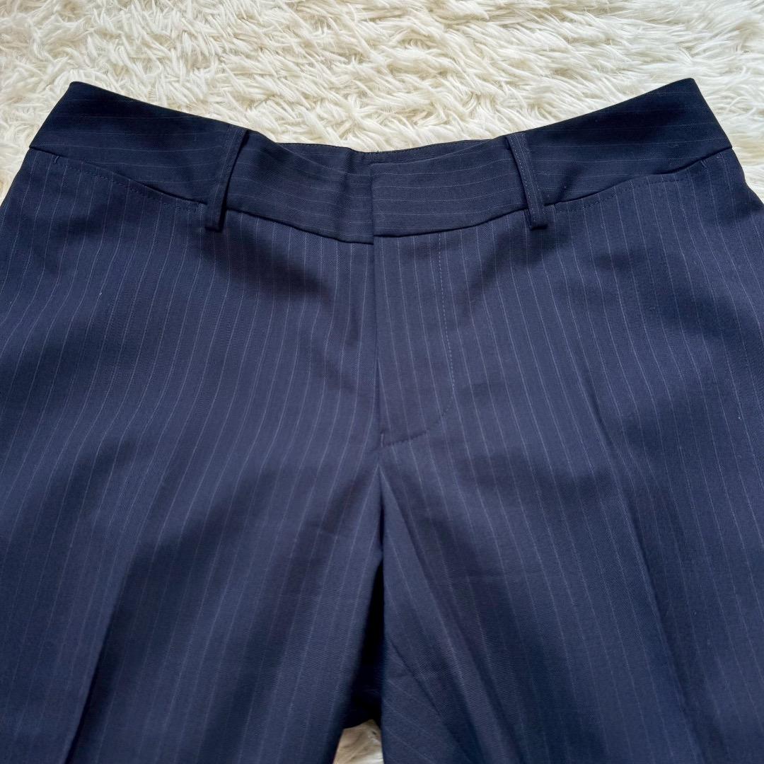 未使用級✨ LES MUES ビジネススーツ 3ピース 2パンツ ネイビー M
