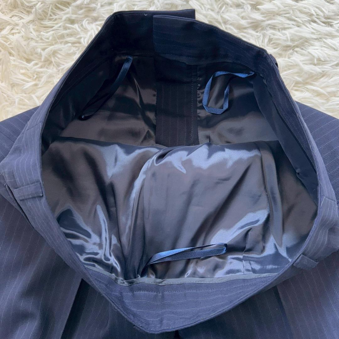 未使用級✨ LES MUES ビジネススーツ 3ピース 2パンツ ネイビー M