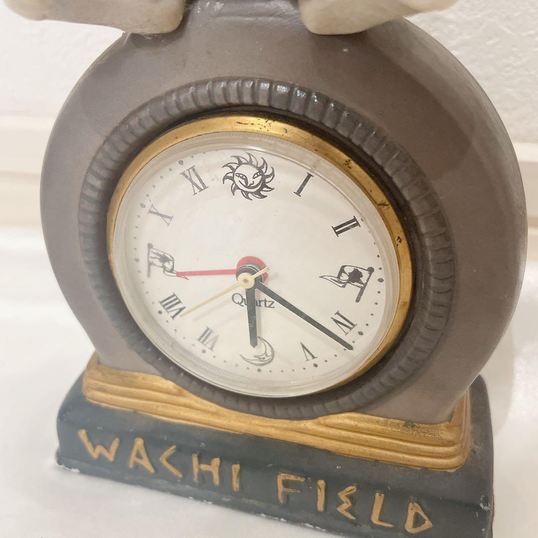 【ジャンク品】わちふぃーるど ダヤン トランク置き時計 アンティーク