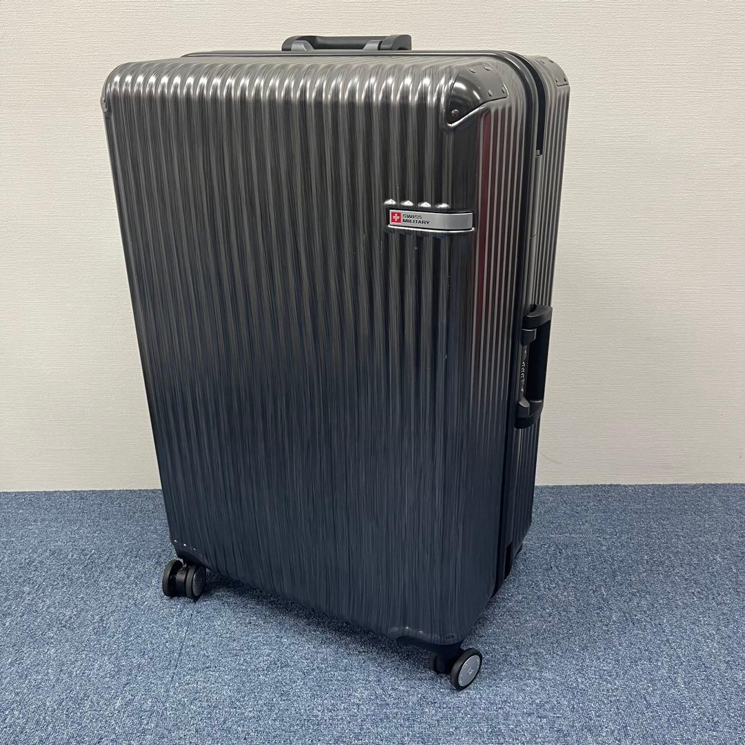 ほぼ未使用 スイスミリタリー スーツケース キャリーケース チタン 105L